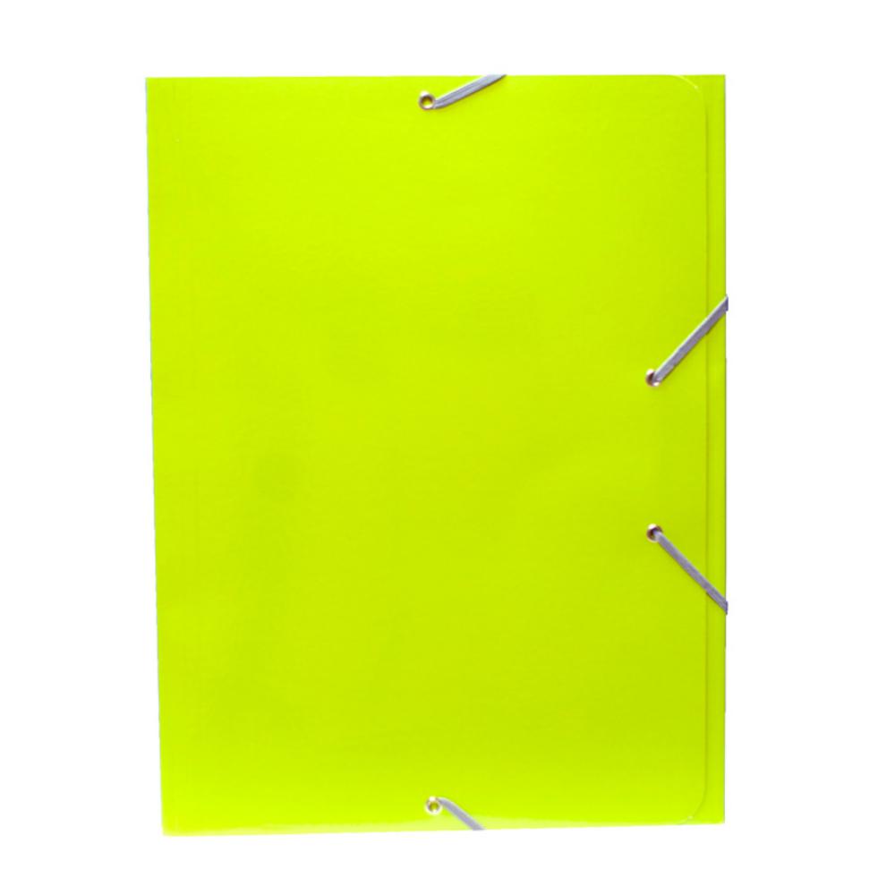 CARPETA FOLIO CARTON G/S VERDE CLARO