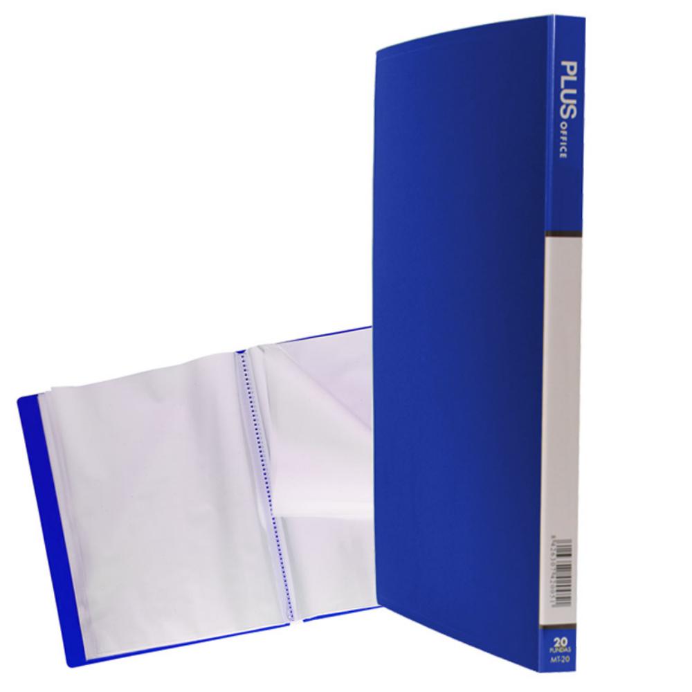 CARPETA FUNDAS MT20 RIGIDA 20F AZUL