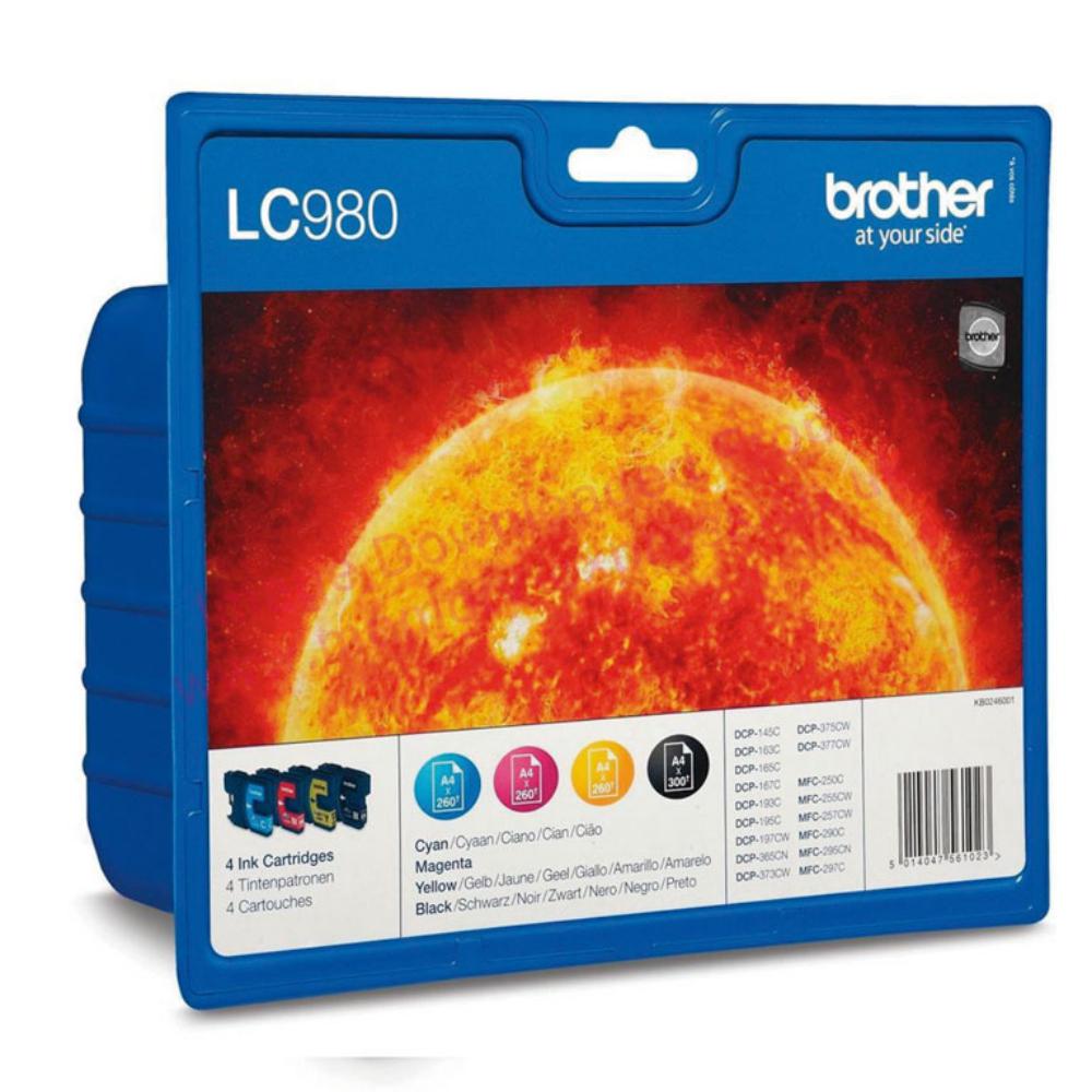 CARTUCHO BROTHER LC980 PACK4