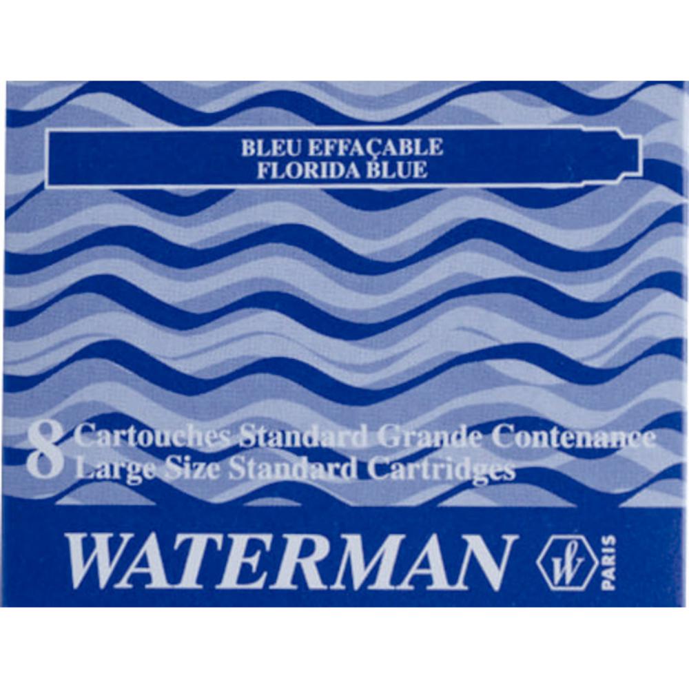 CARTUCHO PLUMA WATERMAN AZUL