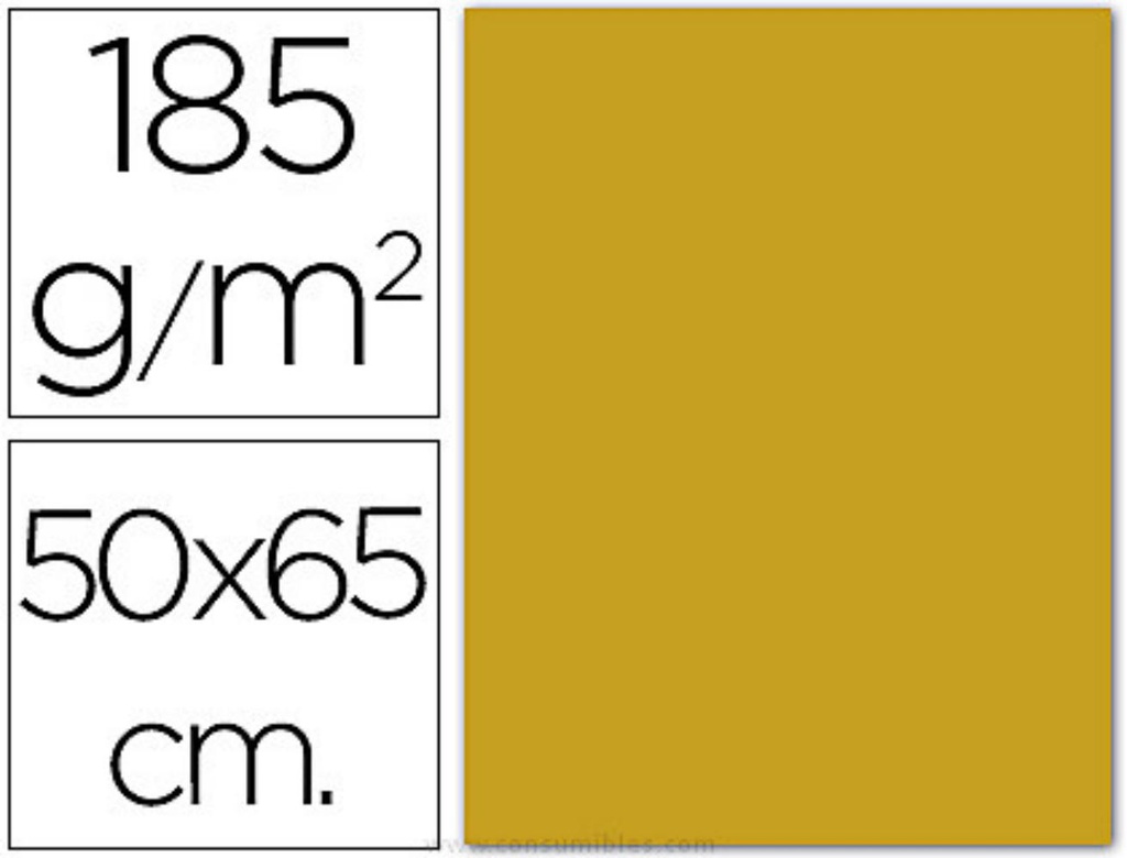 CARTULINA 50X65 185G GUARRO CU
