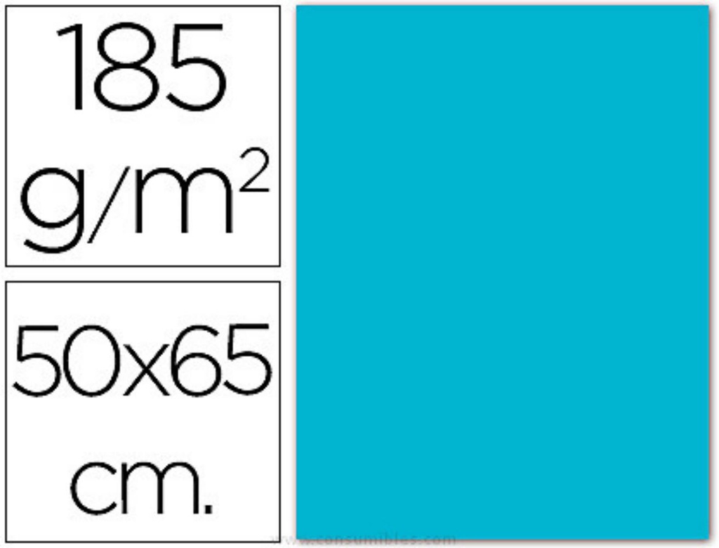CARTULINA 50X65 185G GUARRO TQ