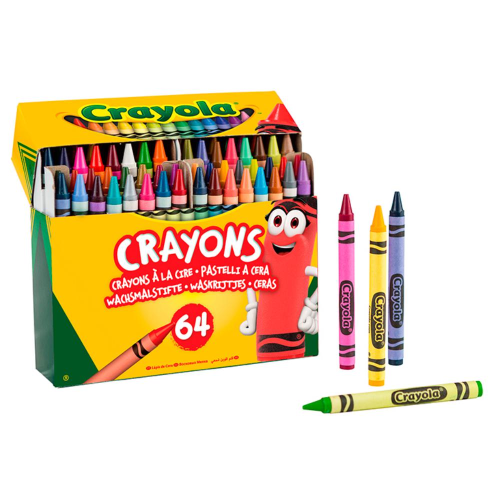 CERAS CRAYOLAS PETS 64 COLORES