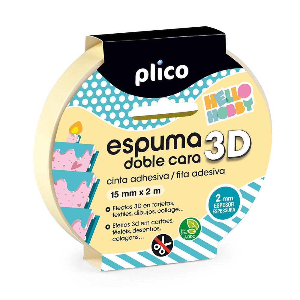 CINTA ESPUMA DOBLE CARA 2MX15MM