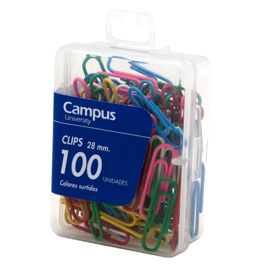 CLIPS COLORES 28mm.MAKRO