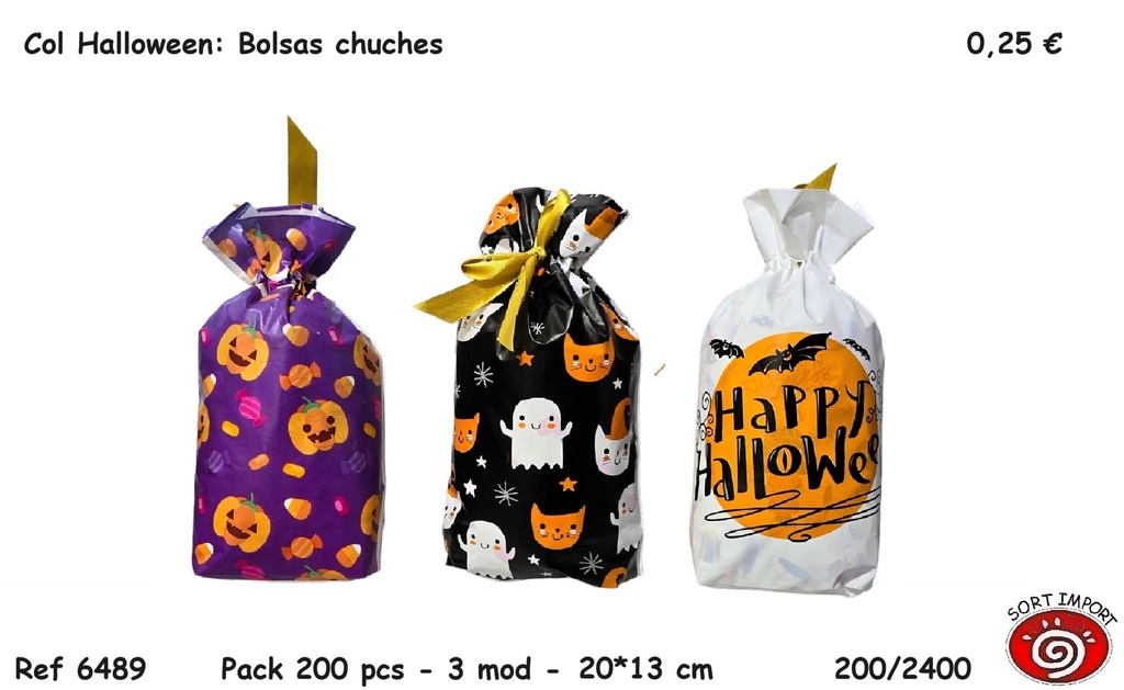 COL HALLOWE.BOLSI.CHUCHES 6489