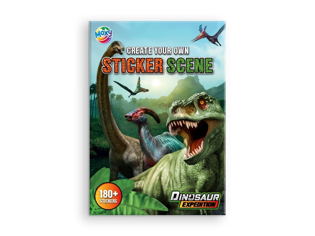 CREA ESCENAS CON PEGATINAS DINOSAUR EXPEDITION 130001
