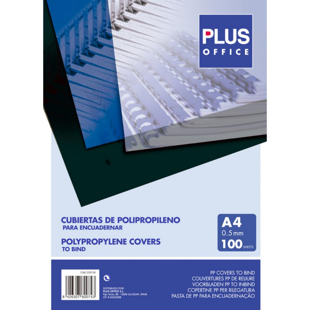 CUBIERTA A4 P.P 0,5 TRANS 100U