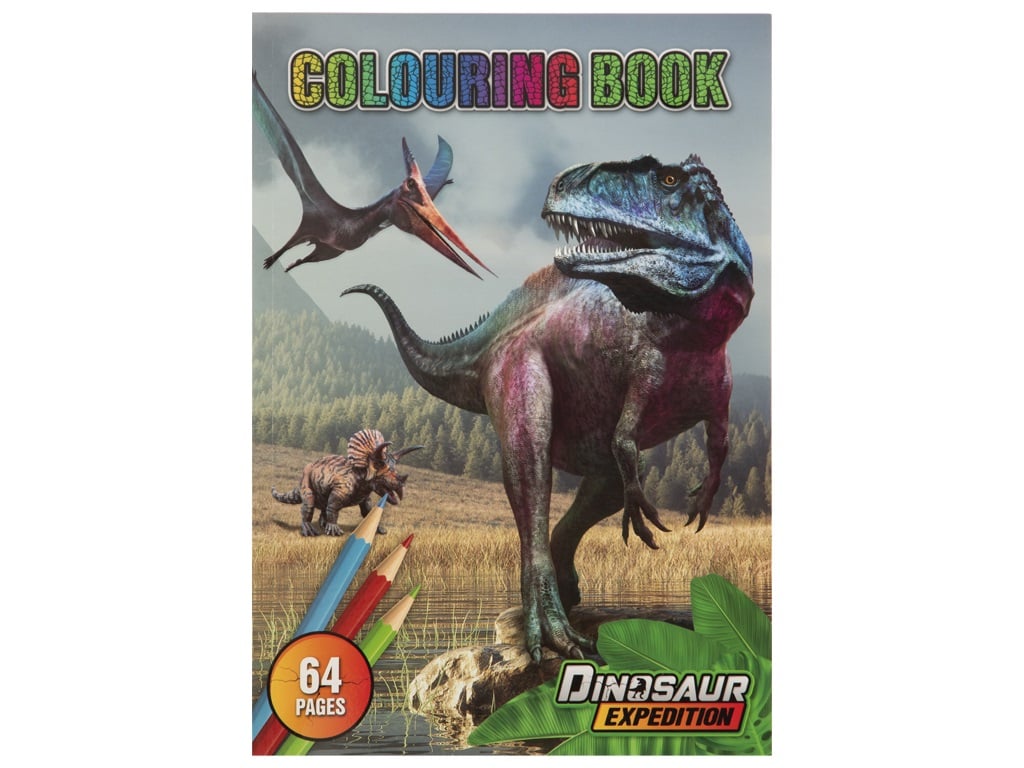 LIBRO COLOREAR DINOSAUR EXPEDITION 64H 130012