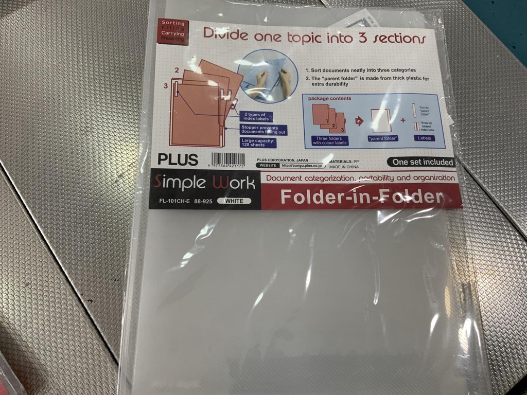 DOSSIER 101 3 EN 1 PLUS TRANSP