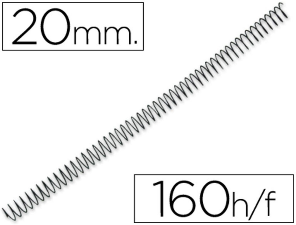 ESPIRAL METALICO P56/4:1 20MM