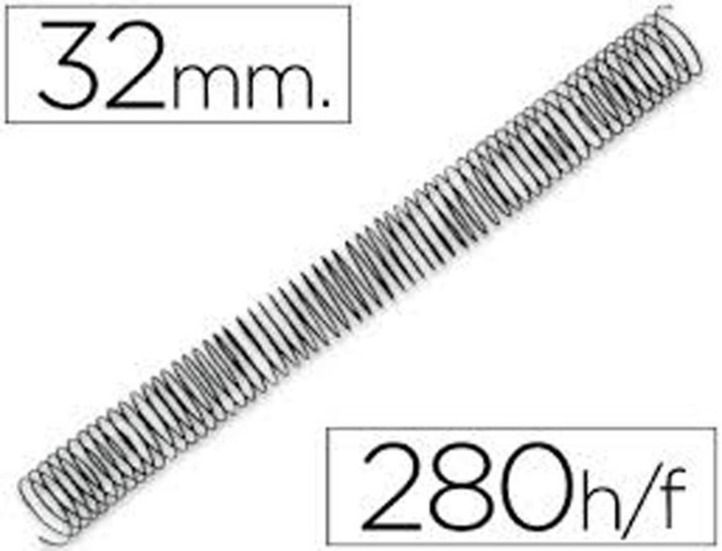 ESPIRAL METALICO P56/4:1 32MM