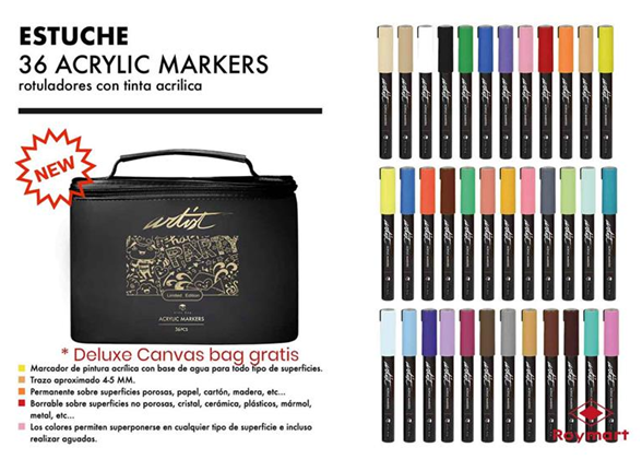 ESTUCHE ACRILICO.36COL.AB-0636