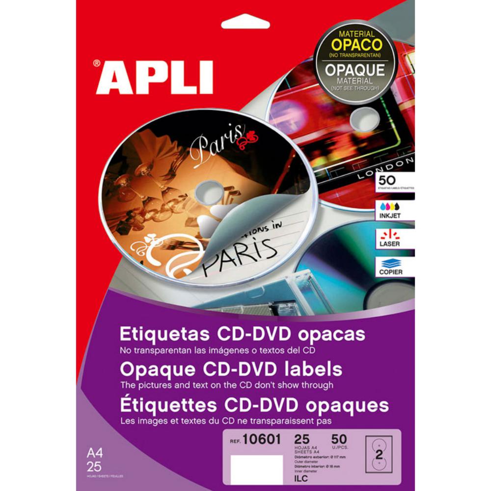 ETIQUETAS CD OPACAS 10601