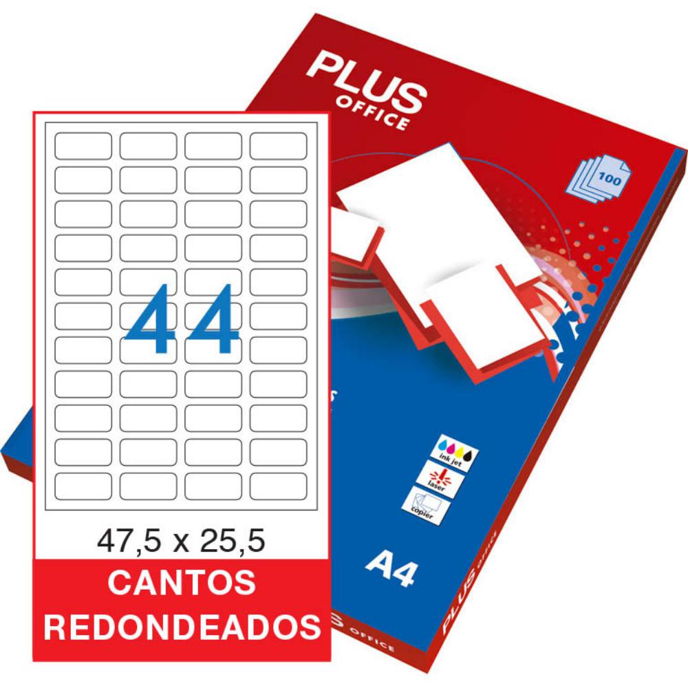 ETIQUETAS PLUS 48,5X25,4