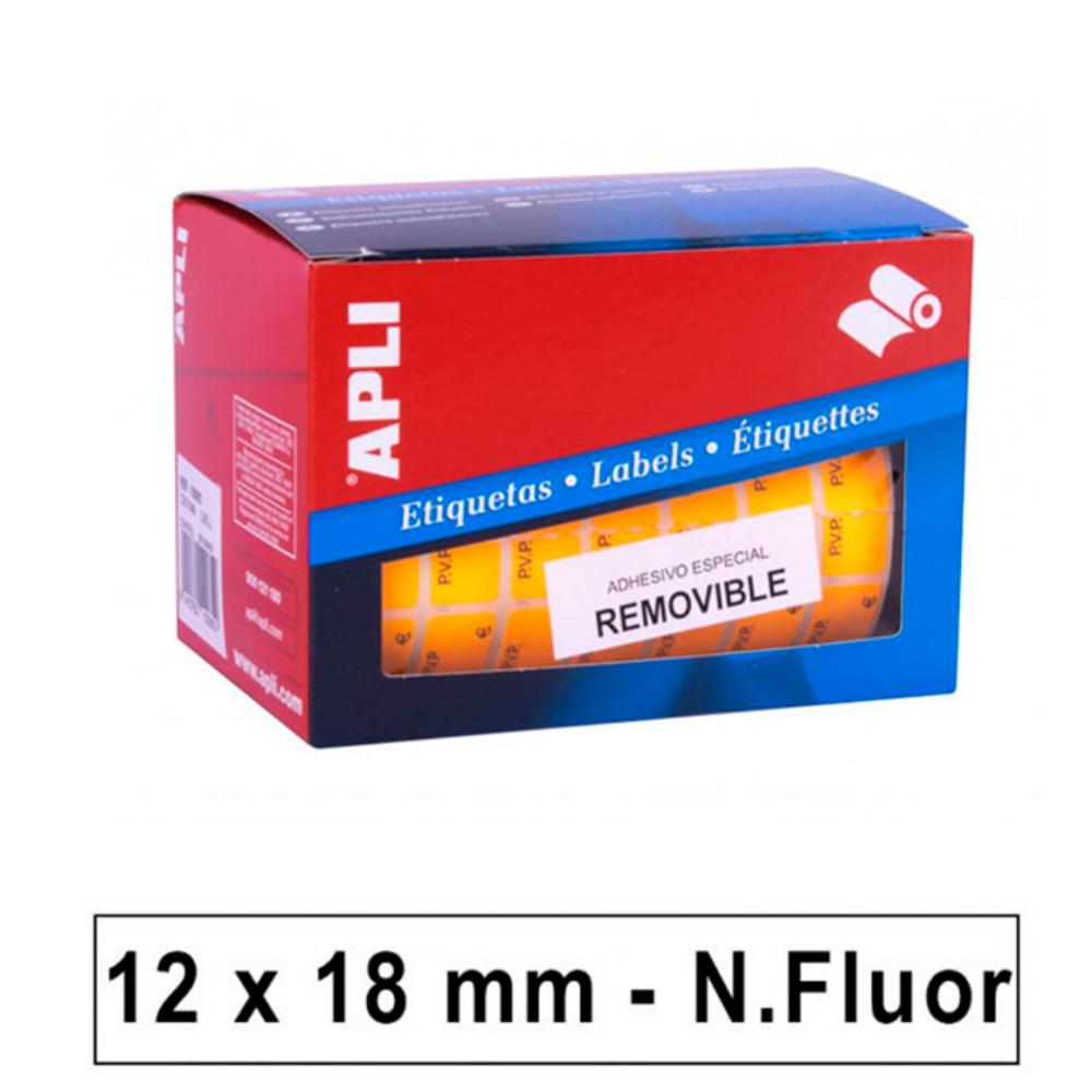 ETIQUETAS ROLLO APLI 12X18 FLU