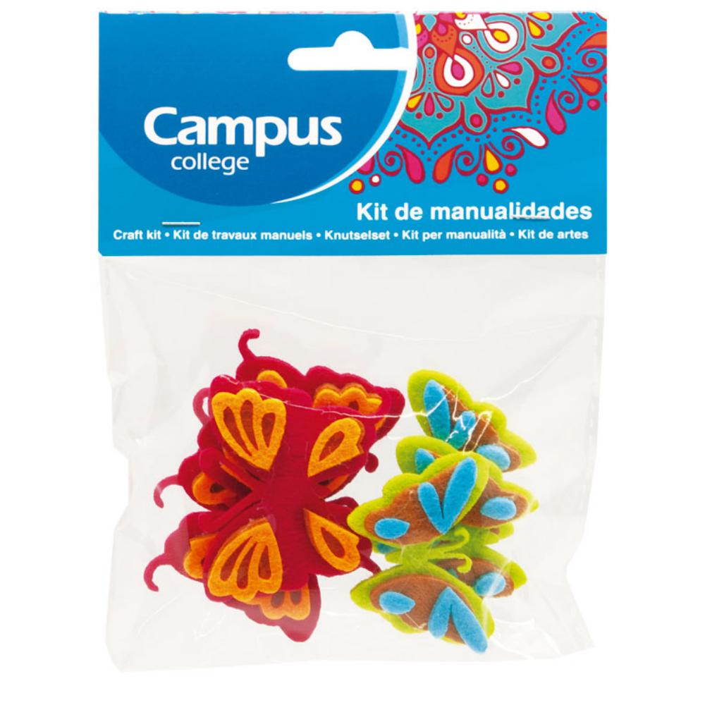 CAMPUS MARIPOSAS FIELTRO 6U