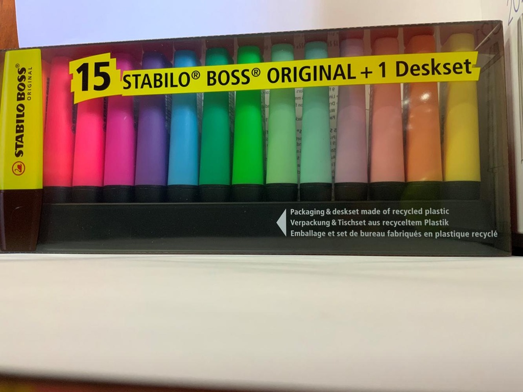 FLUORESCENTE FABER PASTEL ROSA