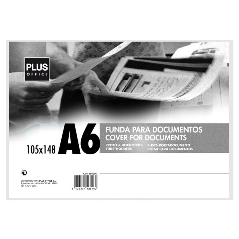 FUNDA DOCUMENTOS A-6 RIGIDA