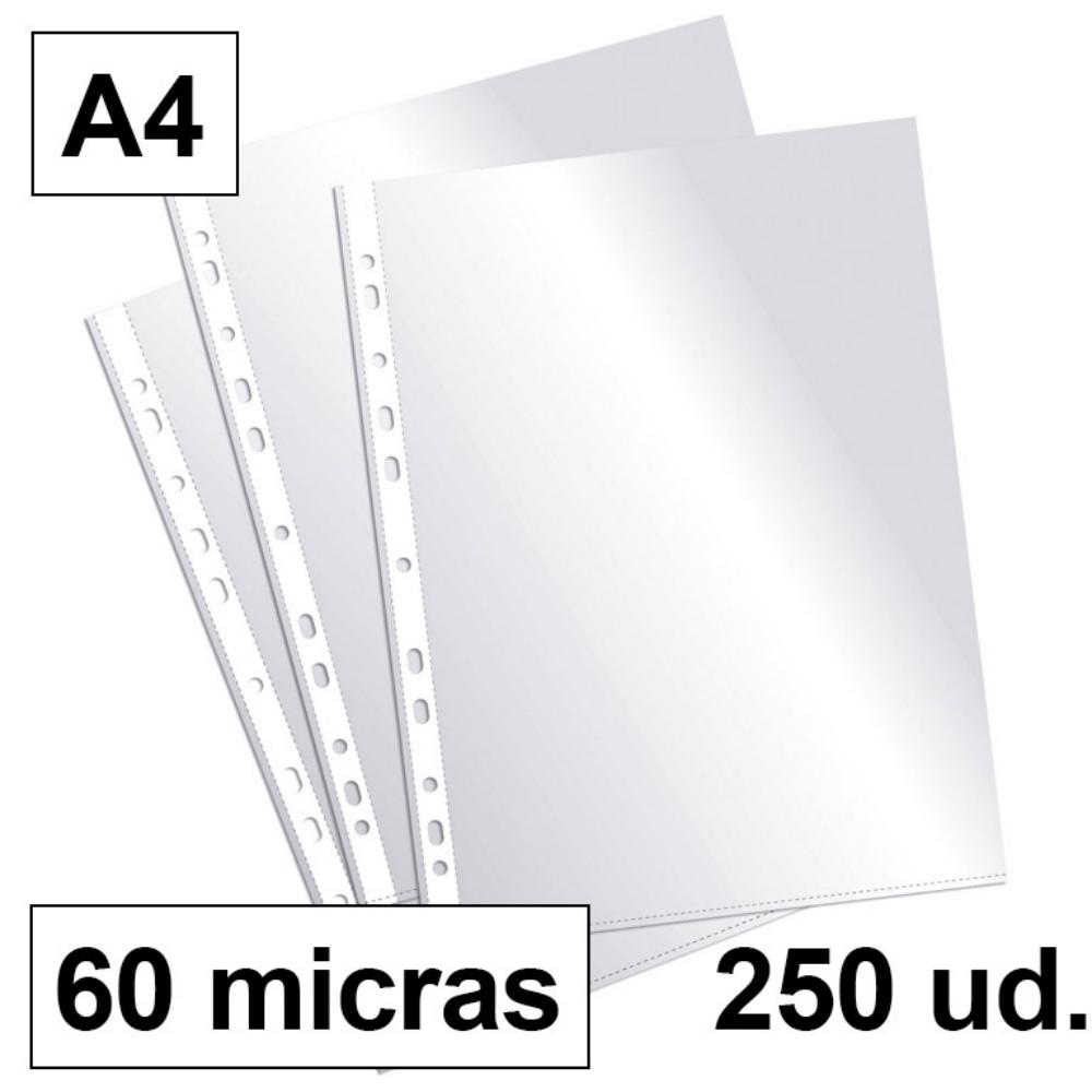 FUNDA MULTITALADRO A4 CRIST.50M P/10