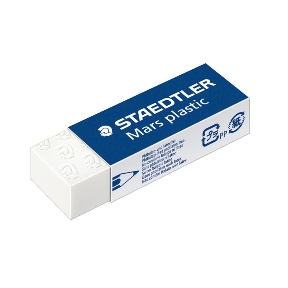 GOMA DE BORRAR STAEDTLER MARS PLASTIC BLANCO