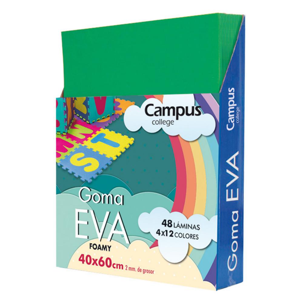 GOMA EVA CAMPUS 40X60 VERDE BILLAR