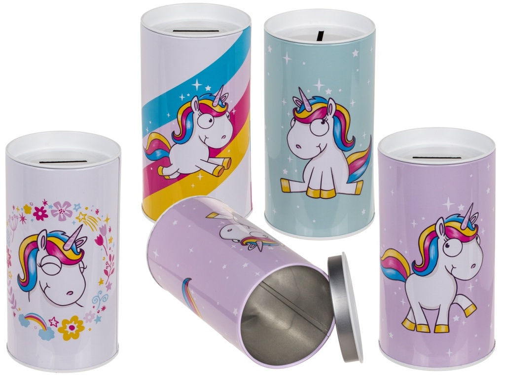 HUCHA METAL UNICORNIO COMICO