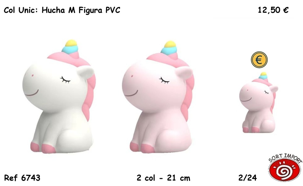 HUCHA M PVC FIGURA 6743