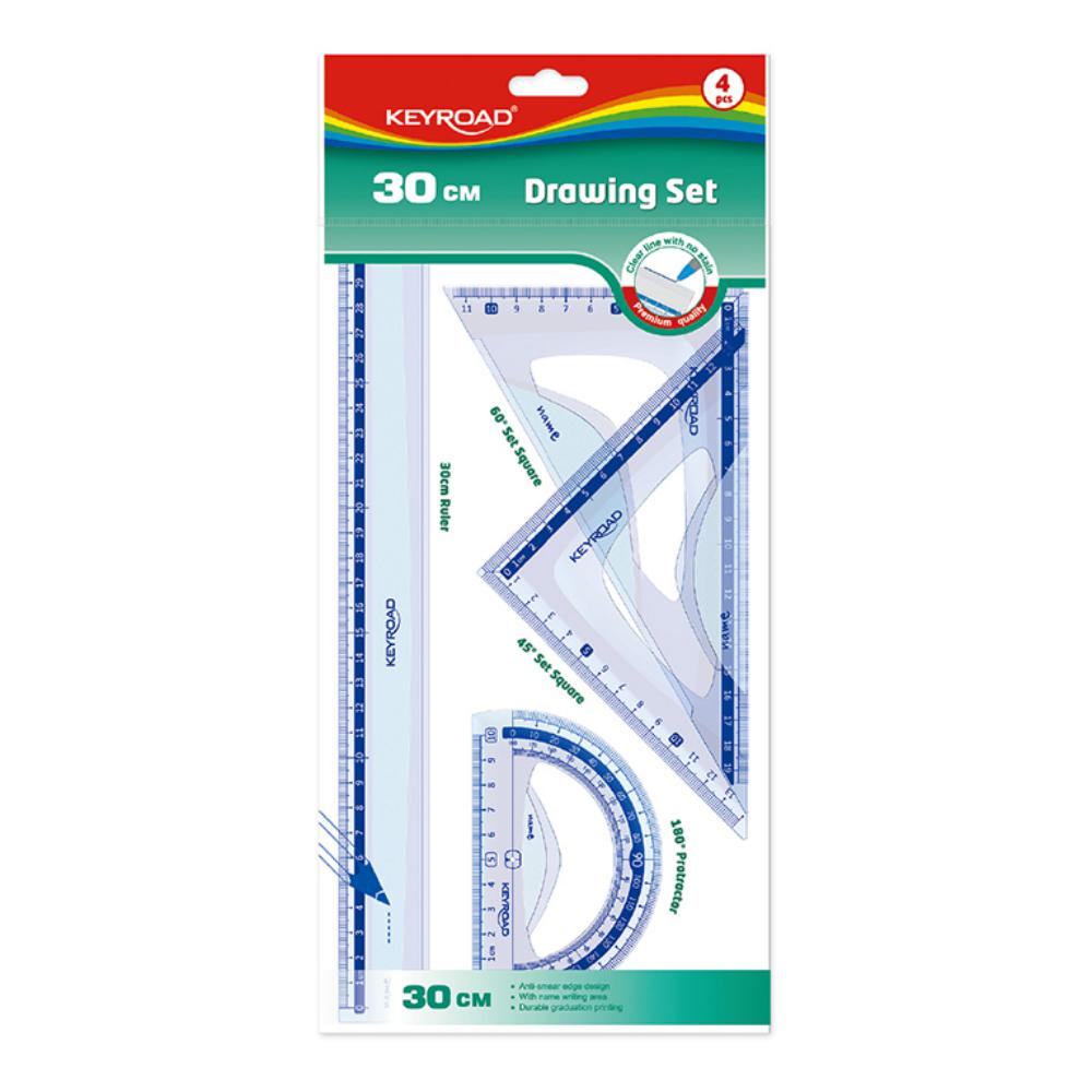 JGO.REGLAS KEYR.30CM FLEX.4PCS