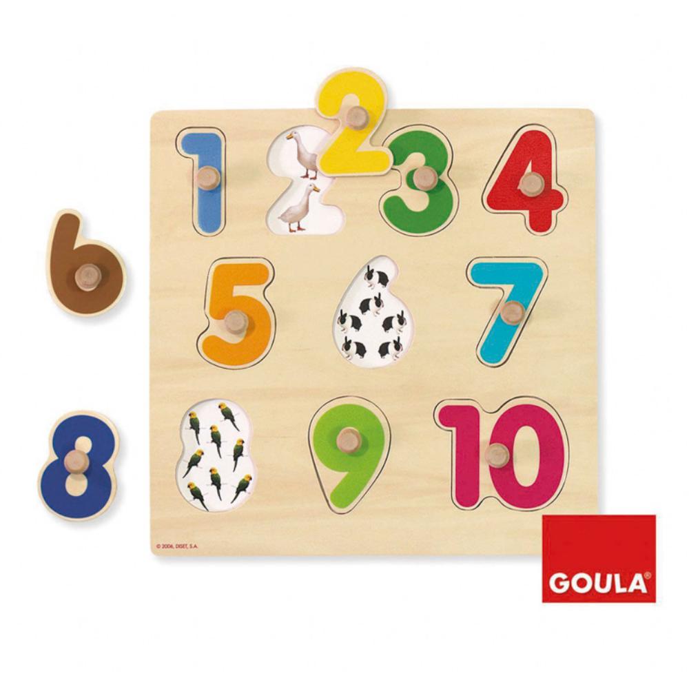 JUEGO EDUCAT.GOULA PUZZLE NUME
