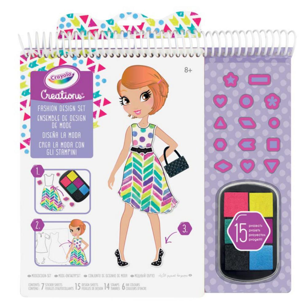 JUEGO EDUC.CRAYOLA CREA MODA C