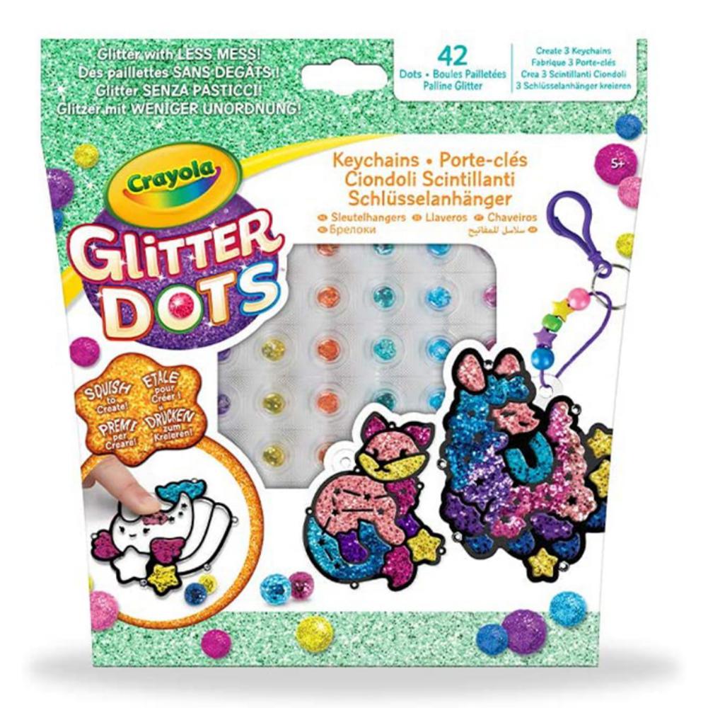 JUEGO EDUC.CRAYOLA GLITT.DOTS