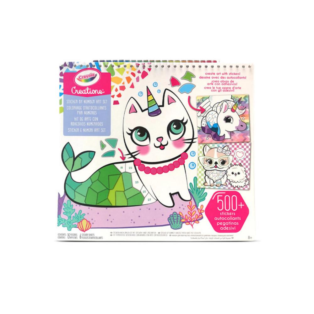 JUEGO EDUC.CRAYOLA STICKERS Y