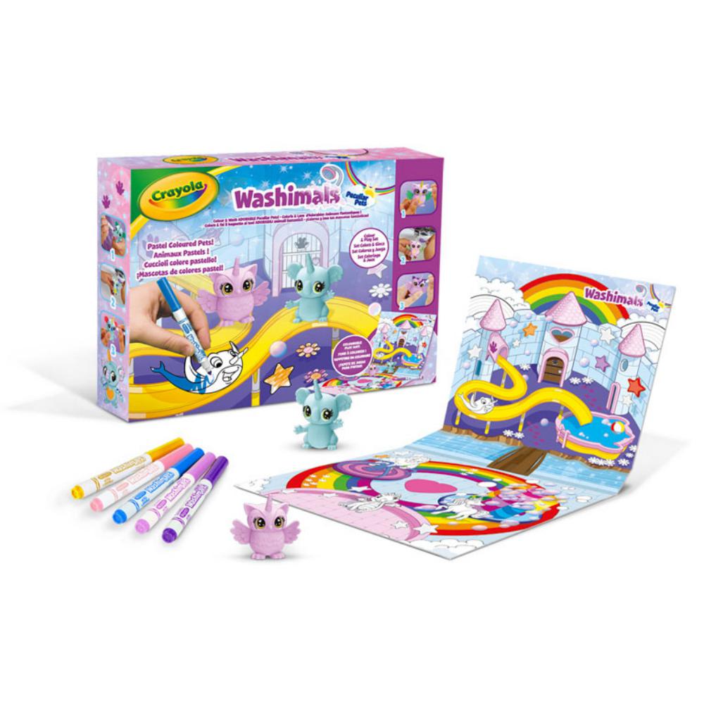 JUEGO EDUC.CRAYOLA WASHANIMAL