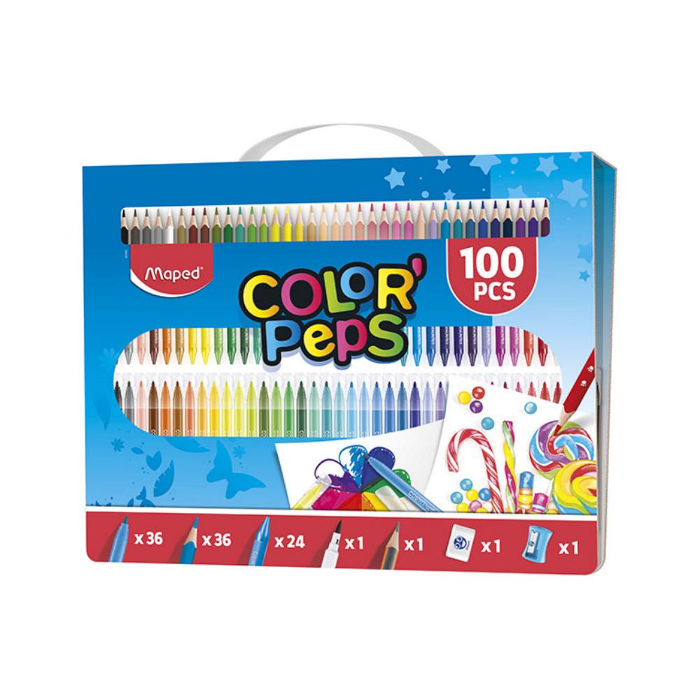 KIT DE COLOREAR 100 PZS COLOR