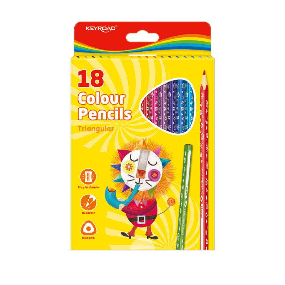 LAPICES COLORES KEYROAD 18 COL