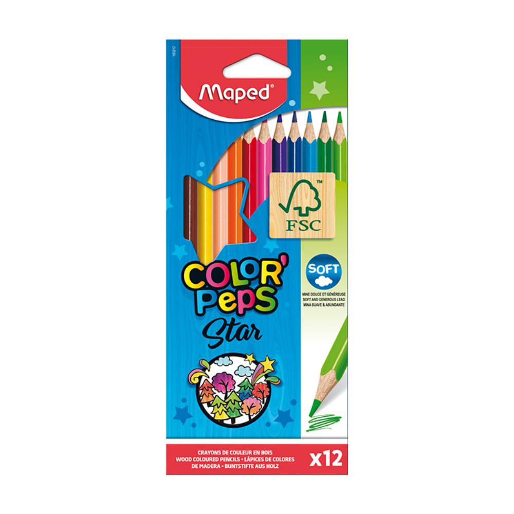 LAPICES COLORES MAPED 12COLORE