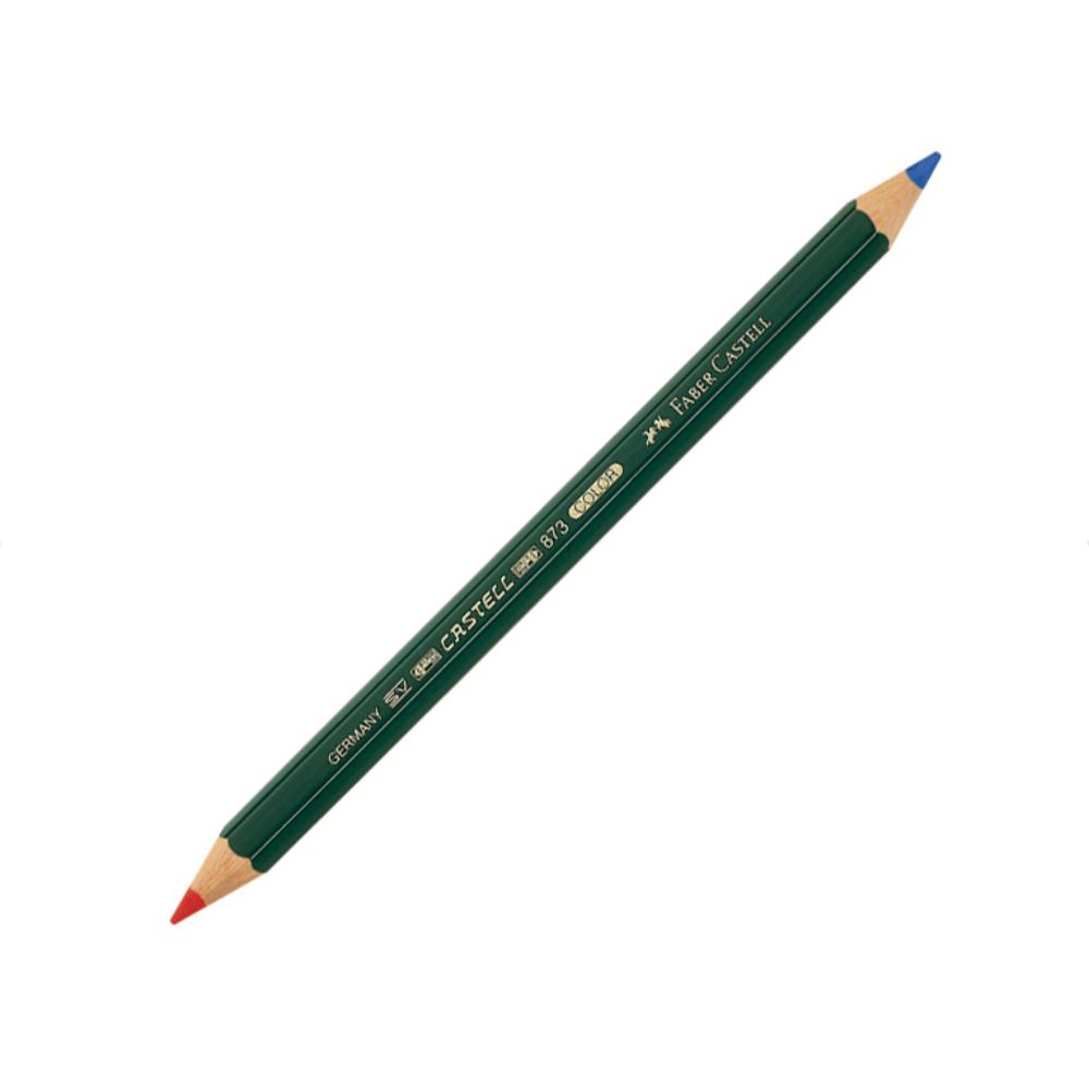 LAPIZ FABER-CASTELL BICOLOR AZUL Y ROJO 5,4 MM. /12 UD.