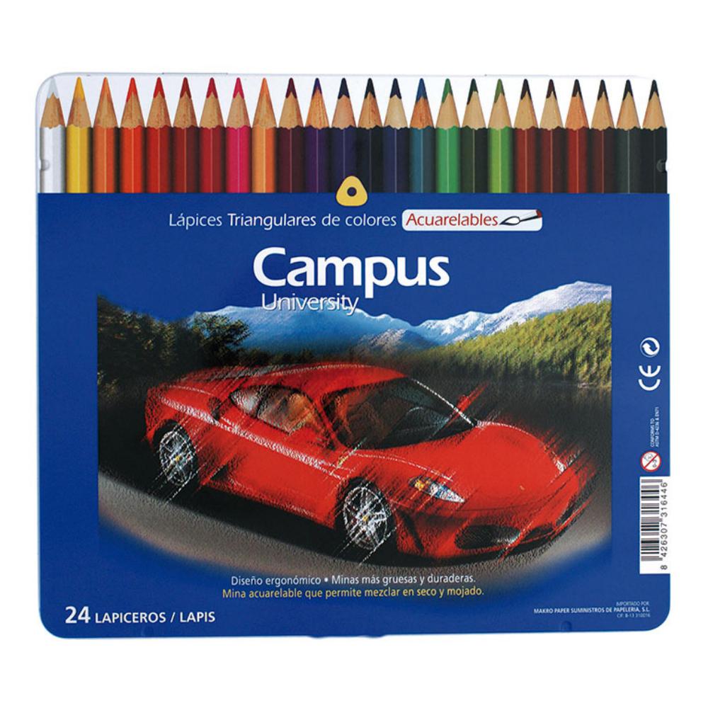 LAPIZ CAMPUS ACUARELABLE C/24
