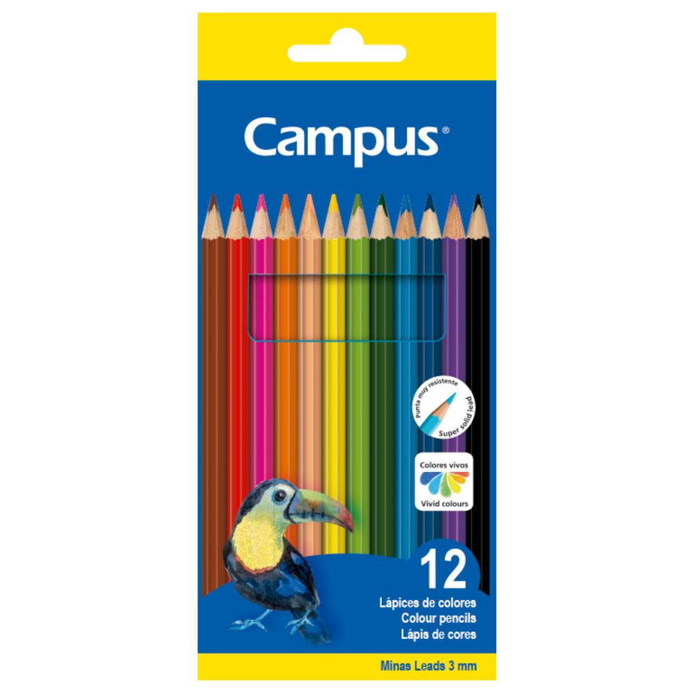 LAPIZ CAMPUS HEXAG.12 COLORES