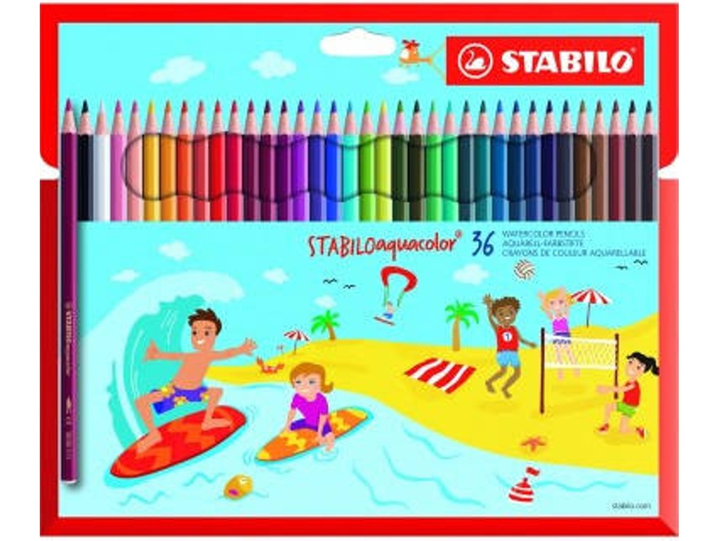 LAPIZ ACUARELABLE STABILO AQUACOLOR 36U