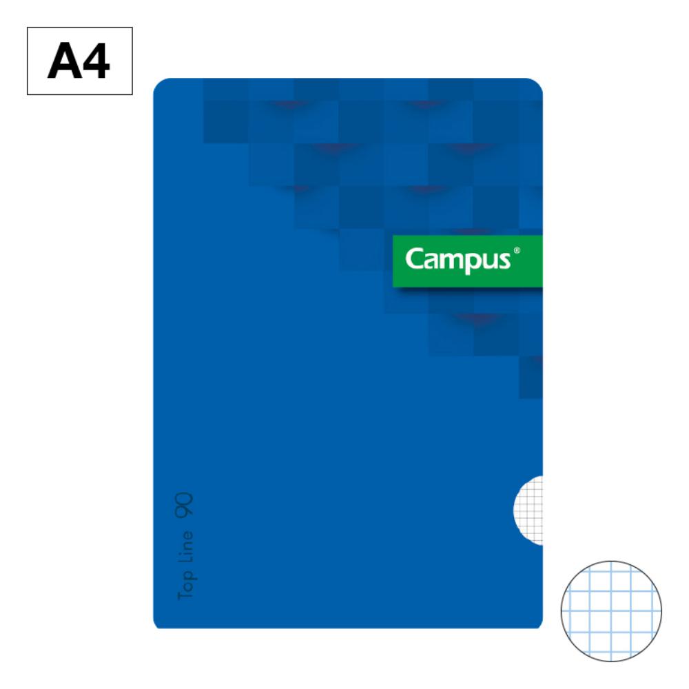 LIBRETA A4 GRAP 48H 90G PP 4MM AZUL