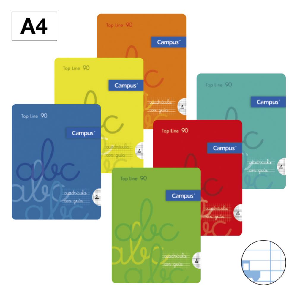 LIBRETA A4 GRAP 48H 90G PP 5CM