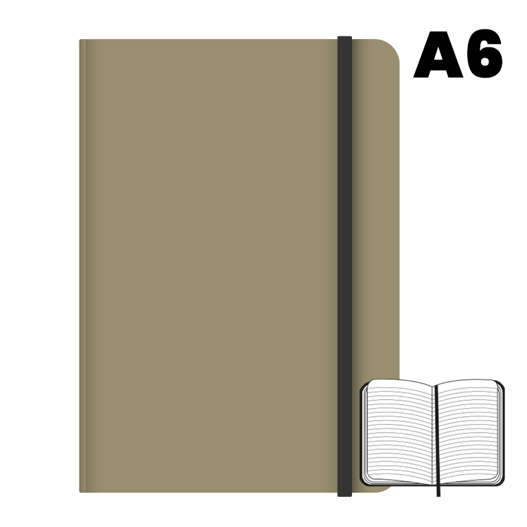 LIBRETA A6 T.F 96H 75G HN BEIGE