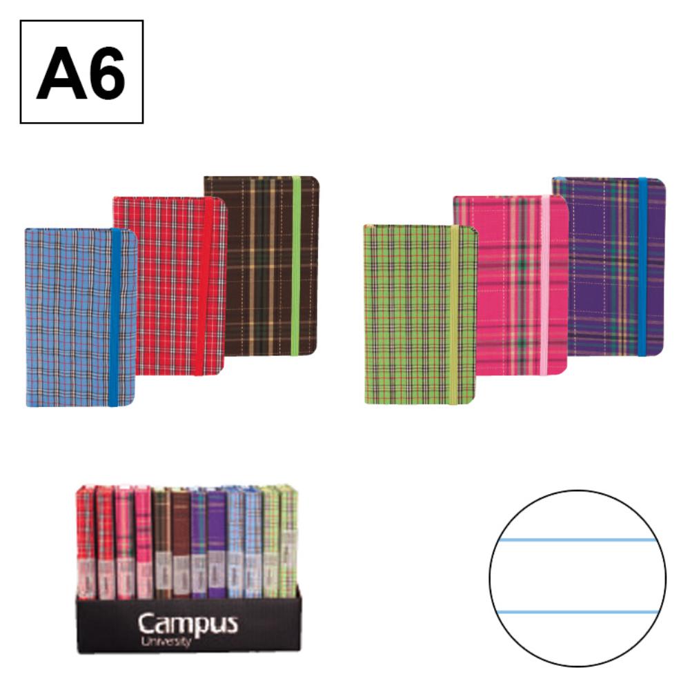 LIBRETA CAMPUS A6 80G 96H C/GO