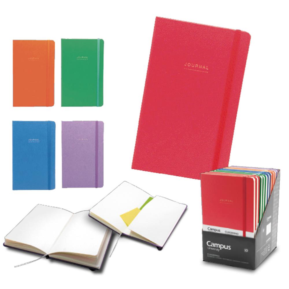 LIBRETA MO A5 C/GOMA 96H 80G PUNTITOS