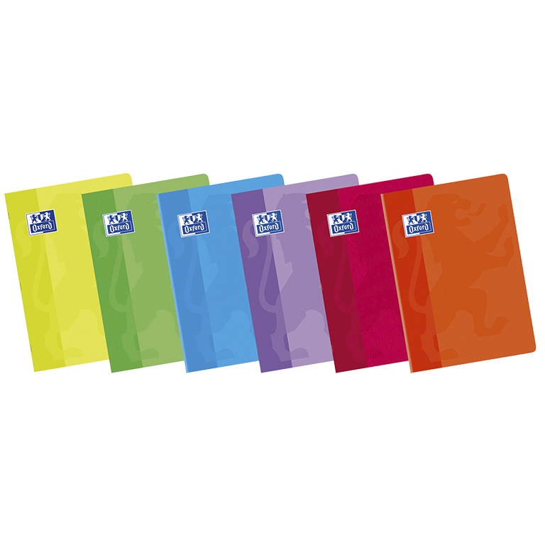 LIBRETA GAPADA OXFORD A4 TAPA BASICA 48 HOJAS RAYADO HORIZONTAL