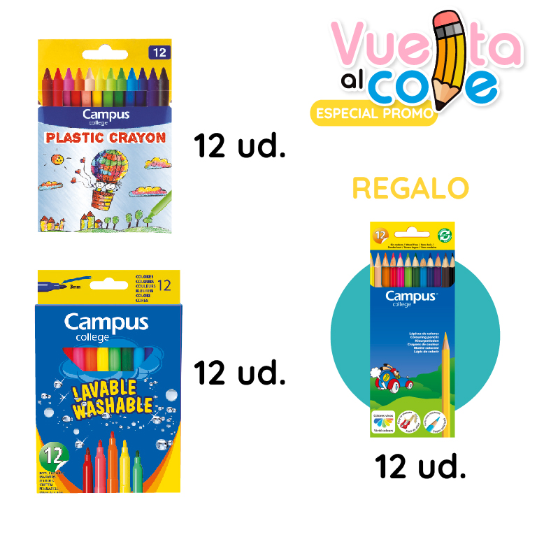 LOTE ROTULADORES-CERAS CAMPUS