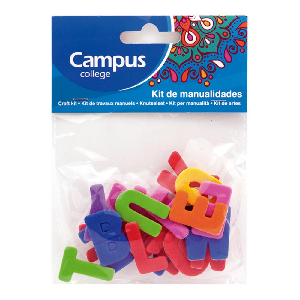 MANUALIDAD SET G/EVA LETRAS ADHESIVAS 20U