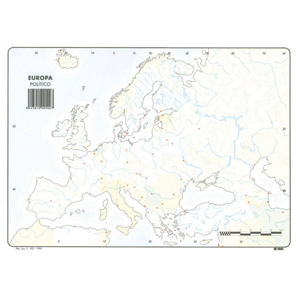 MAPA MUDO EUROPA POLITICO